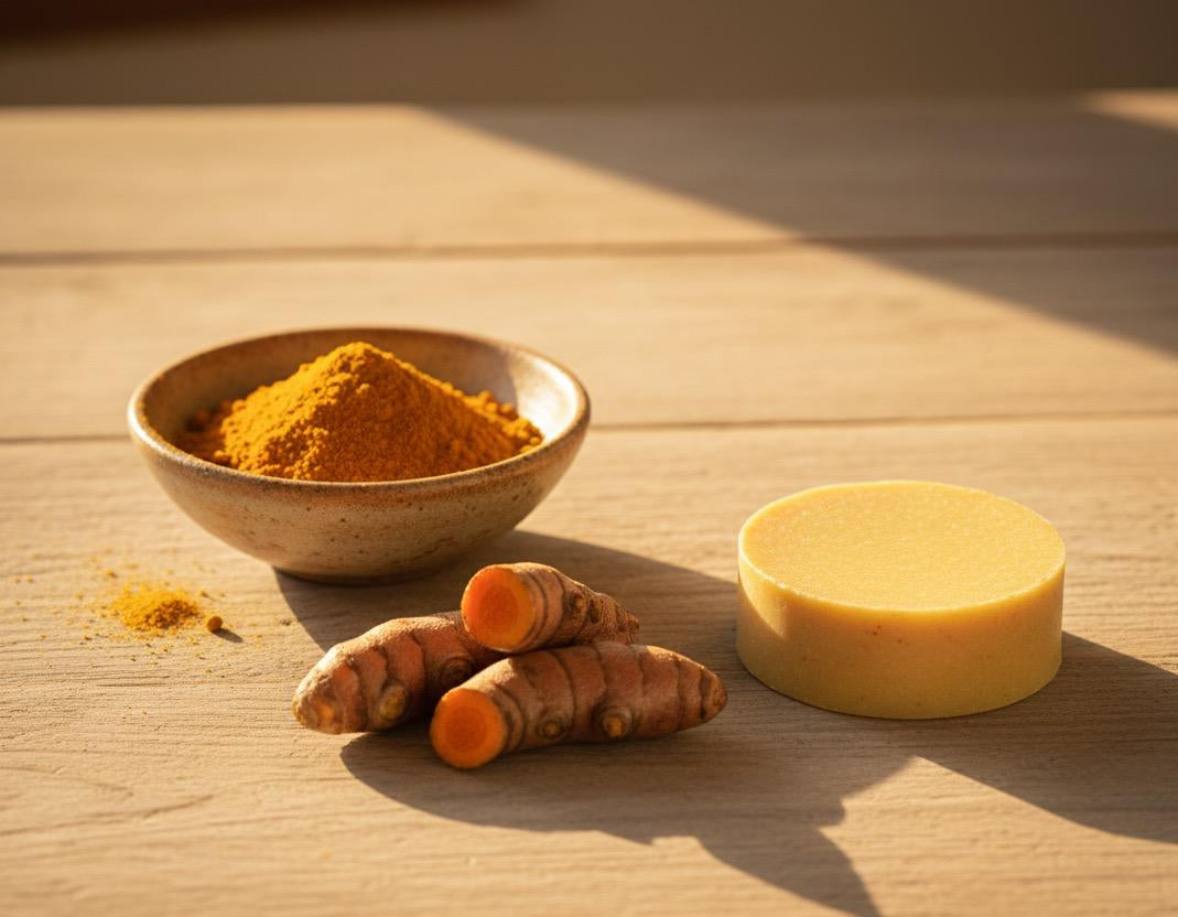 Turmeric soap