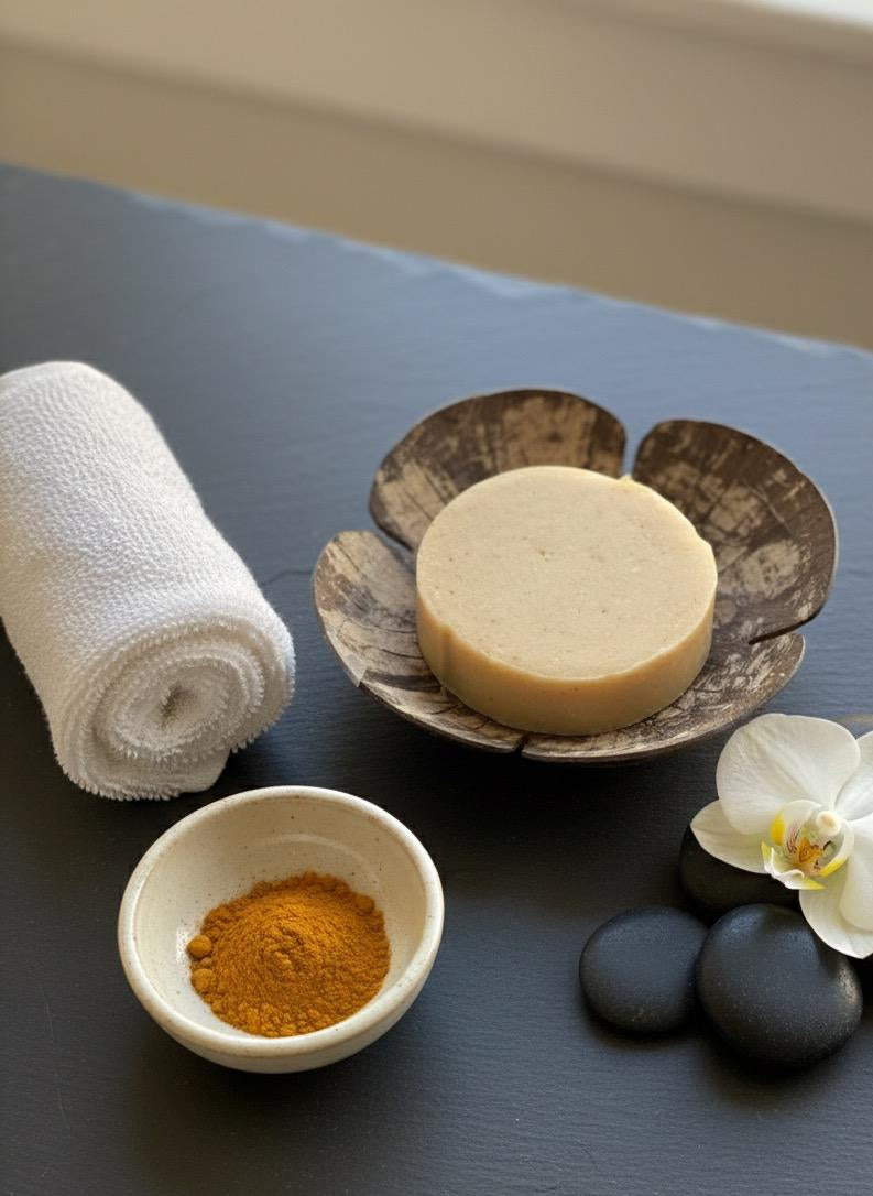 Turmeric soap
